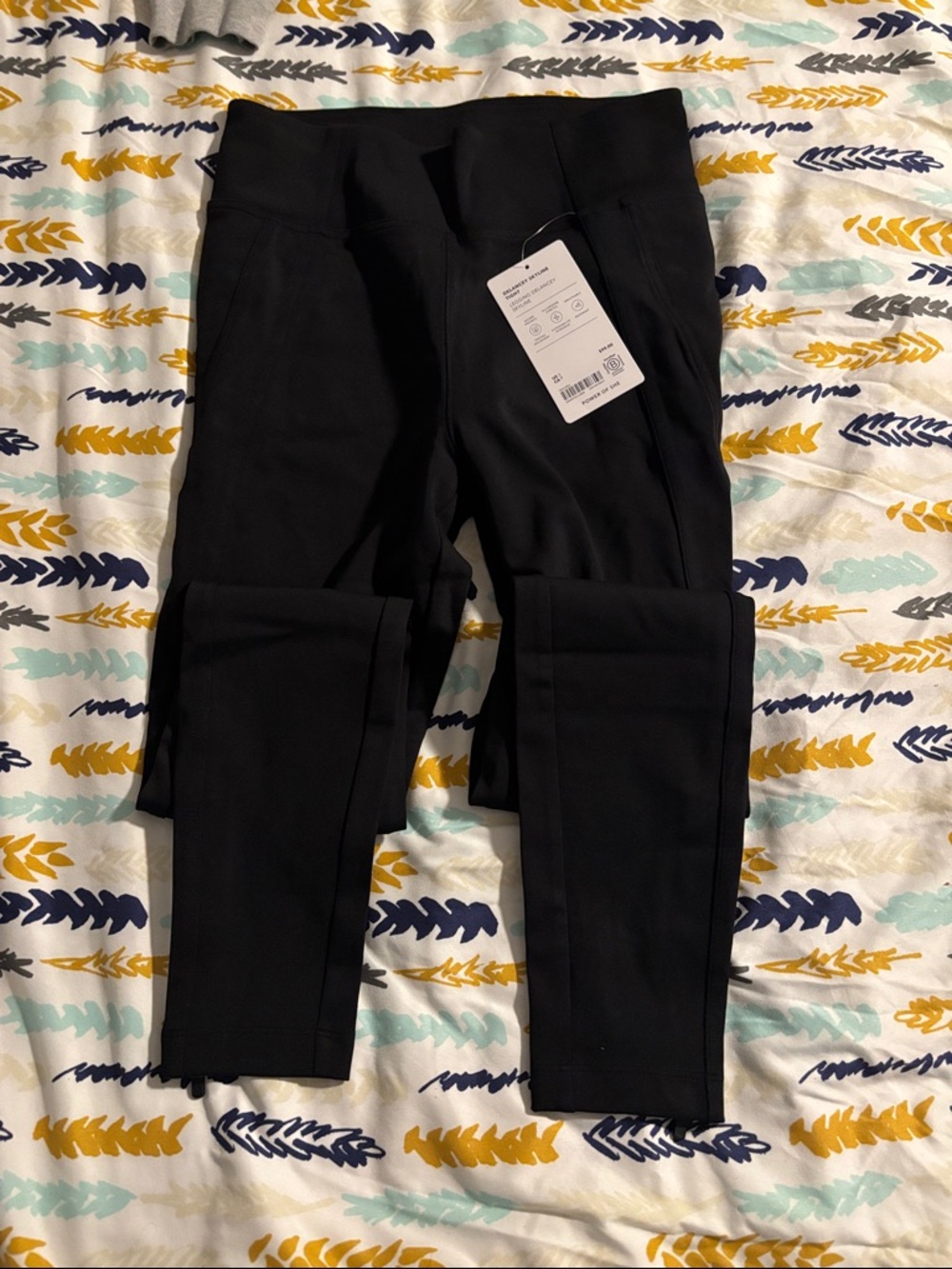 Black High-Waist Performance Leggings